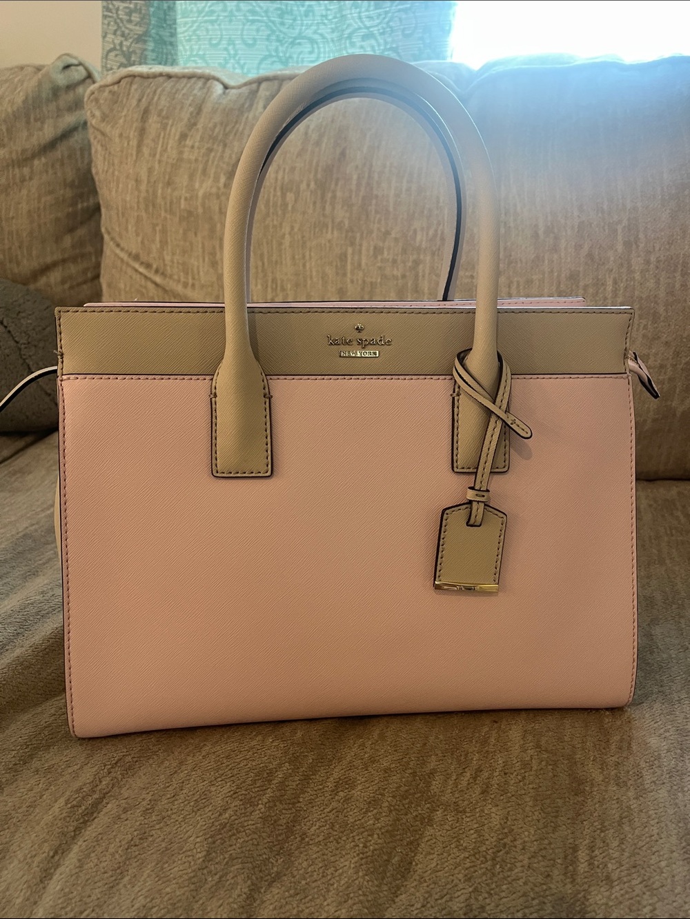 KATE SPADE Tricolor Leather Cameron Street Candace Satchel Purse - Picture 2 of 8